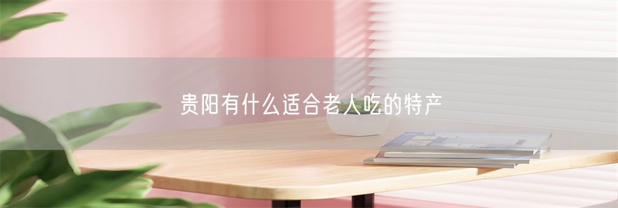 贵阳有什么适合老人吃的特产