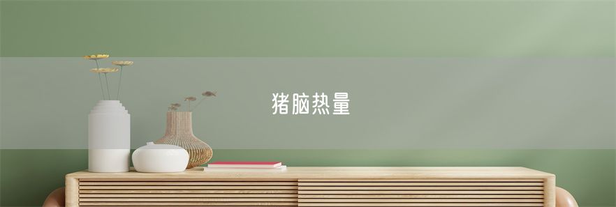 猪脑热量