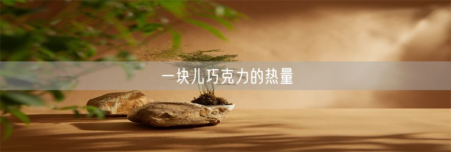 一块儿巧克力的热量