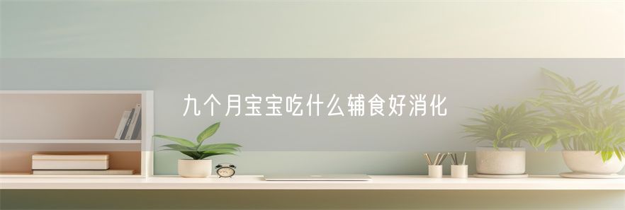 九个月宝宝吃什么辅食好消化(1)