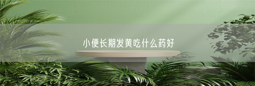 小便长期发黄吃什么药好(1)