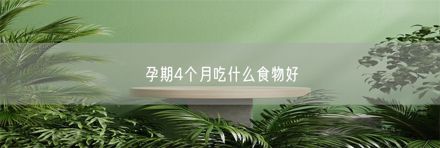 孕期4个月吃什么食物好(1)