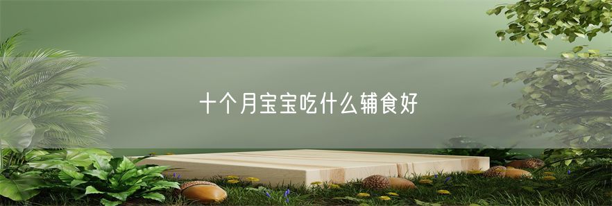 十个月宝宝吃什么辅食好(1)