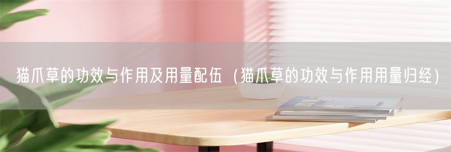 猫爪草的功效与作用及用量配伍（猫爪草的功效与作用用量归经）(1)